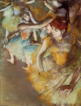 Edgar Degas : Ballet Dancers on the Stage